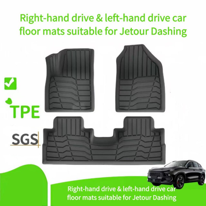 TPE-Fußmatten und Kofferraummatte für Jetour Dashing