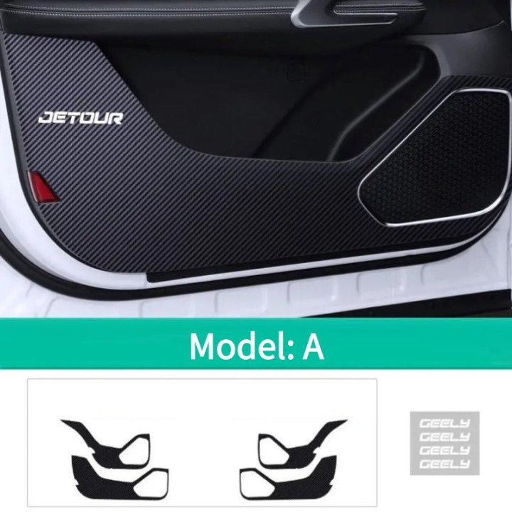 Türschutz-Aufkleber in Carbonoptik für Jetour X70 Plus – Bild 5