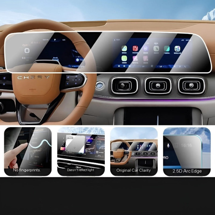 Displayschutzfolie für Navigation und Tacho für Jaecoo 8 – Bild 3