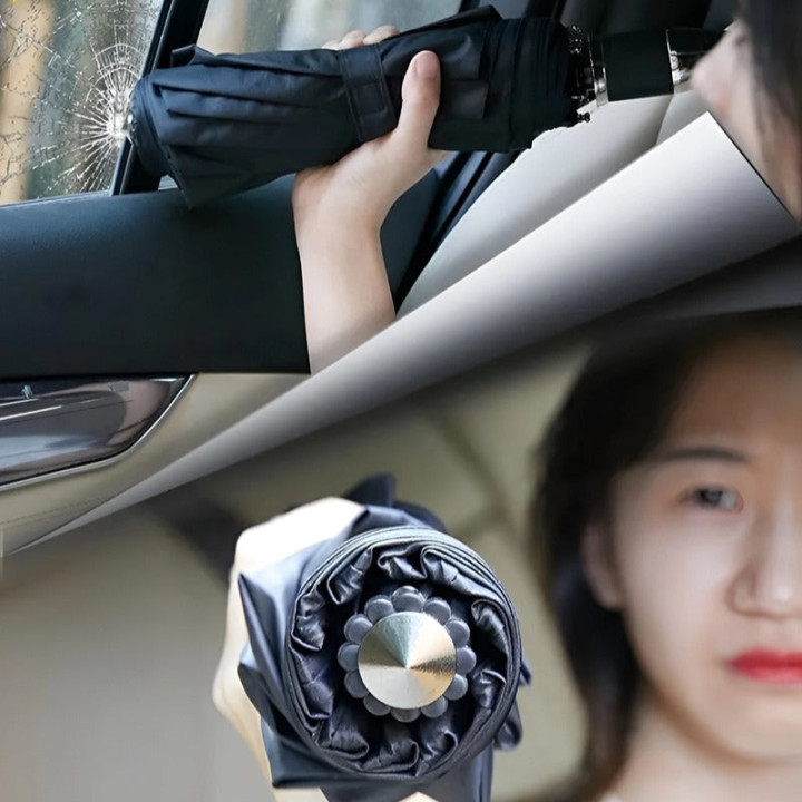 Auto-Regenschirm mit Scheibenhammer für Omoda und Jaecoo