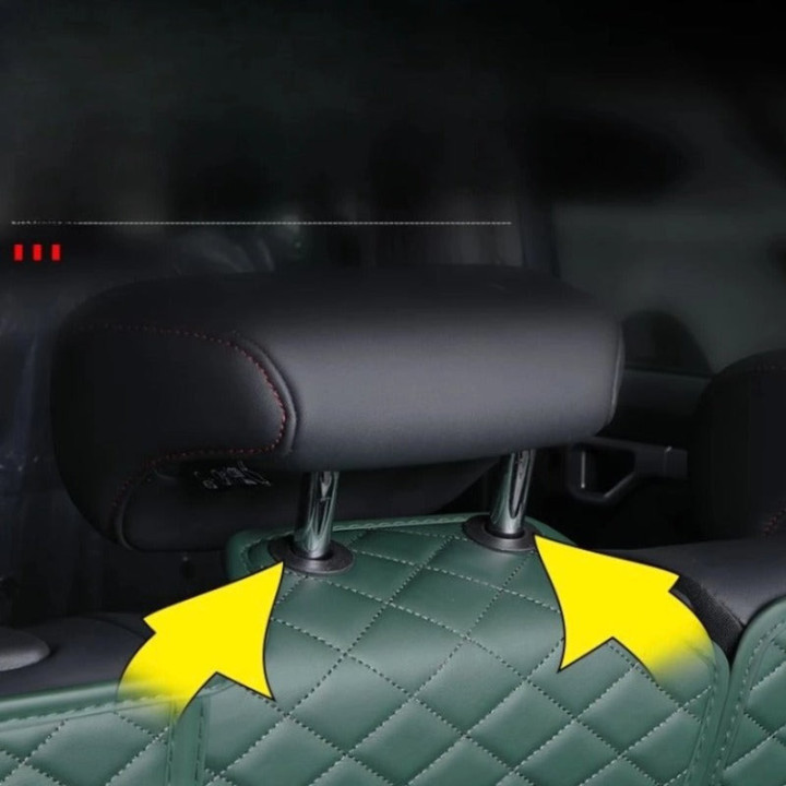 Kofferraummatte aus Leder mit Klett für Jetour T2 – Bild 3