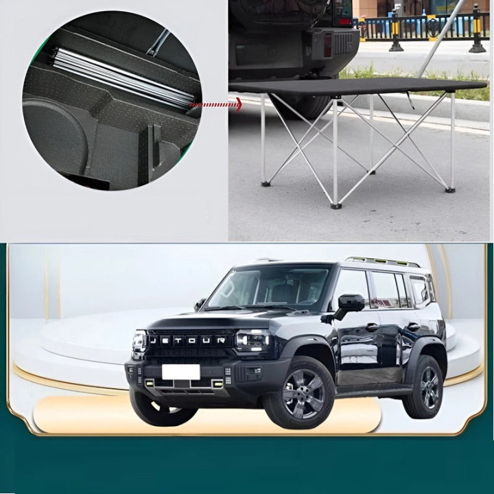 Klapptisch aus Aluminium für Jetour T2