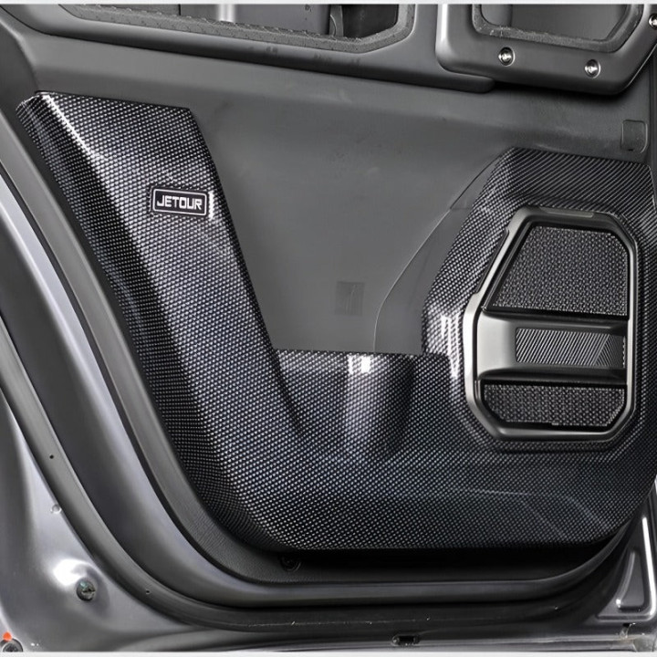 Tür-Kickschutz aus ABS Carbon Fiber für Jetour T2 – Bild 3