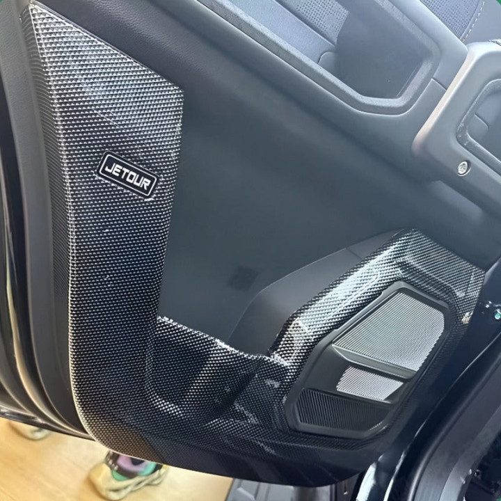 Tür-Kickschutz aus ABS Carbon Fiber für Jetour T2 – Bild 8