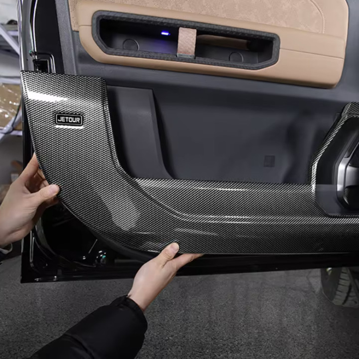 Tür-Kickschutz aus ABS Carbon Fiber für Jetour T2 – Bild 9