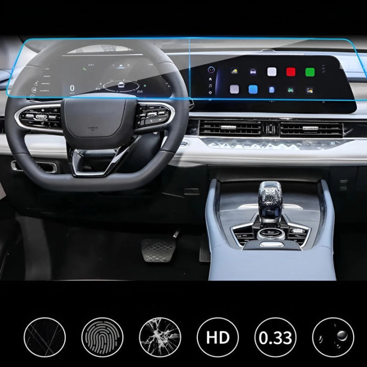 Displayschutzglas für Navigationsdisplay für Omoda 5