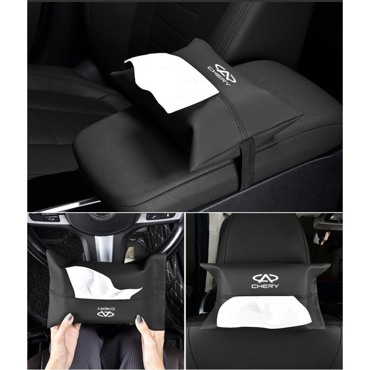 Leder-Tücherbox mit Gurt für Omoda, Jaecoo und Jetour – Bild 6