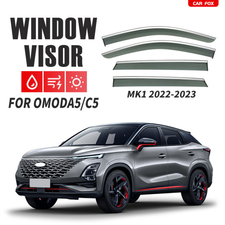 Fenster-Windabweiser aus Acryl für Omoda 5