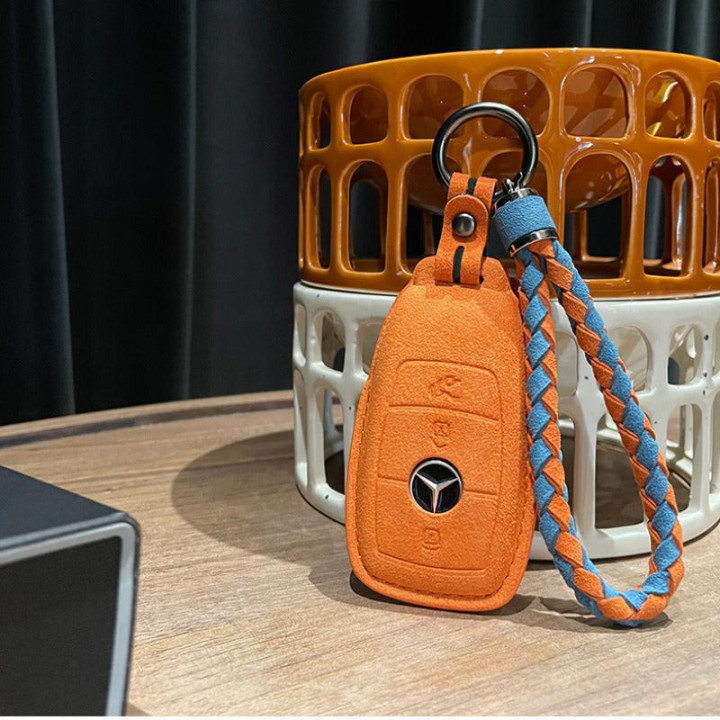 Alcantara Schlüsselanhänger mit Flechtoptik für Jaecoo und Omoda – Bild 6