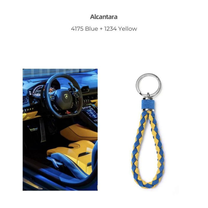 Alcantara Schlüsselanhänger mit Flechtoptik für Jaecoo und Omoda – Bild 11