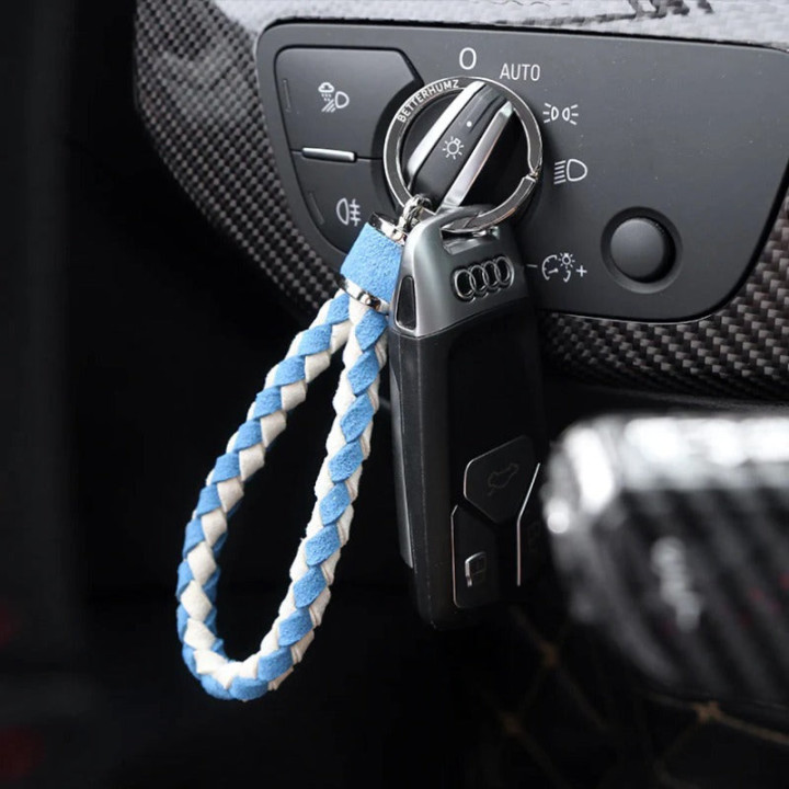 Alcantara Schlüsselanhänger mit Flechtoptik für Jaecoo und Omoda – Bild 15