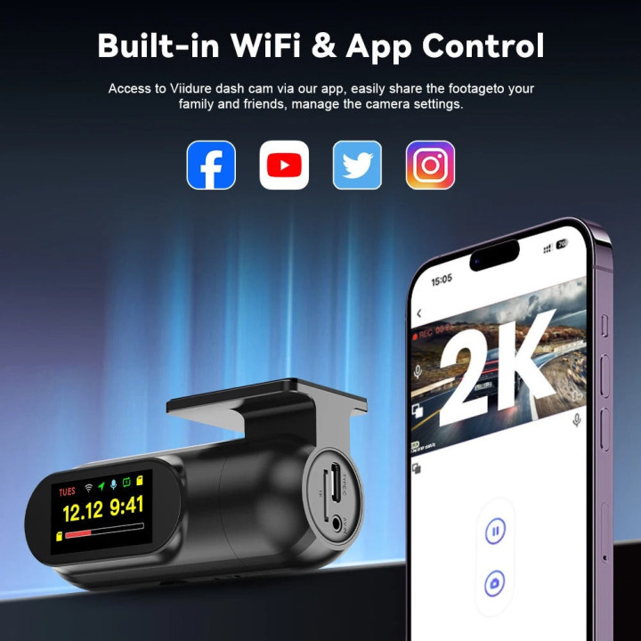 2K-Dashcam V40 für Omoda 5, Omoda 7 und Jaecoo 7 – Bild 7
