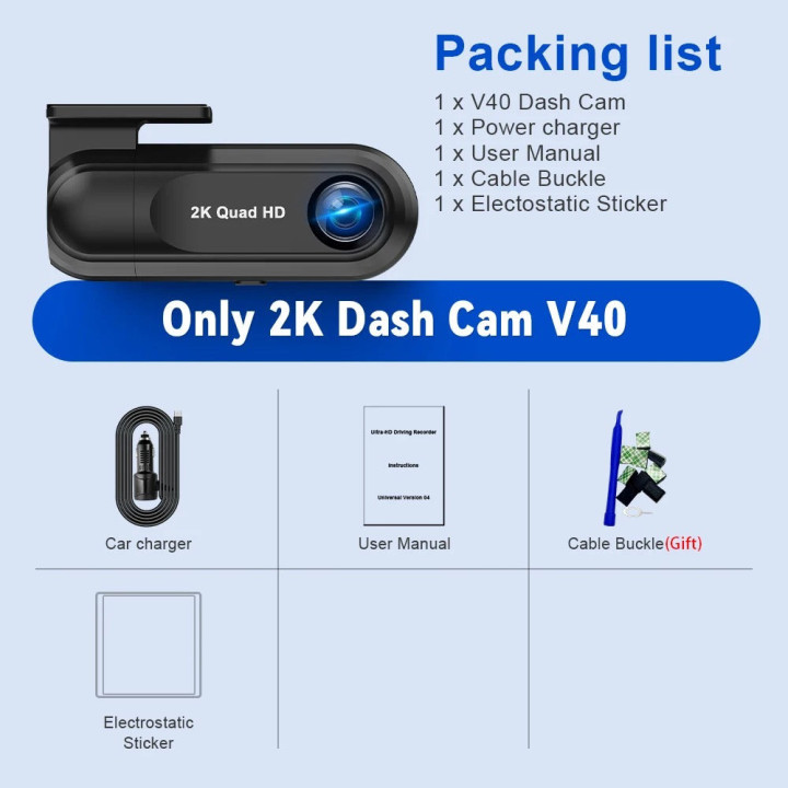 2K-Dashcam V40 für Omoda 5, Omoda 7 und Jaecoo 7 – Bild 2