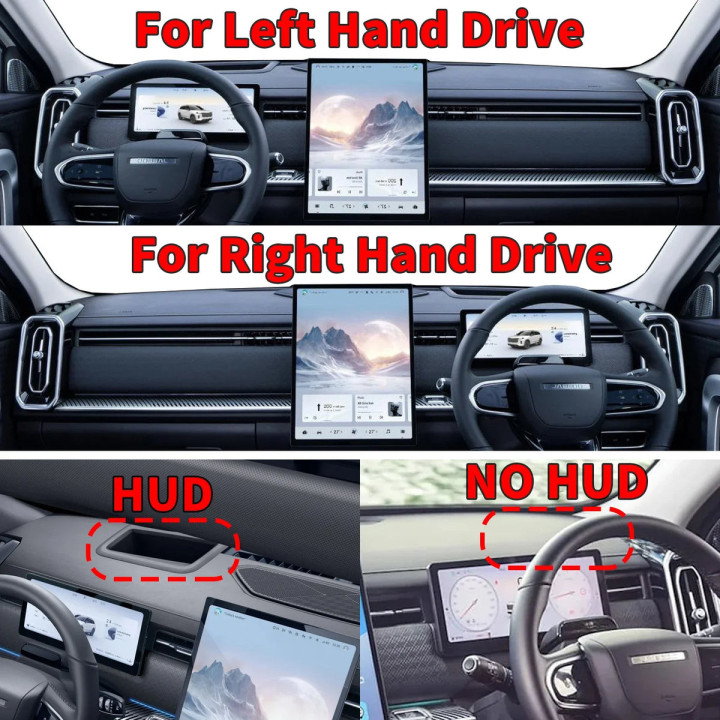 Armaturenbrettmatte mit HUD-Option für Jaecoo 7 – Bild 5