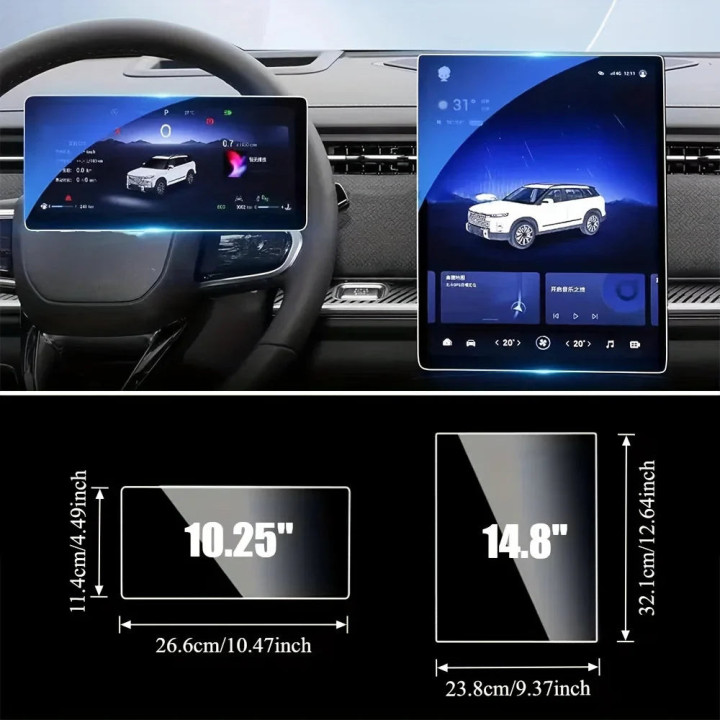 Displayschutzglas 14,8 Zoll für Jaecoo 7 – Bild 2