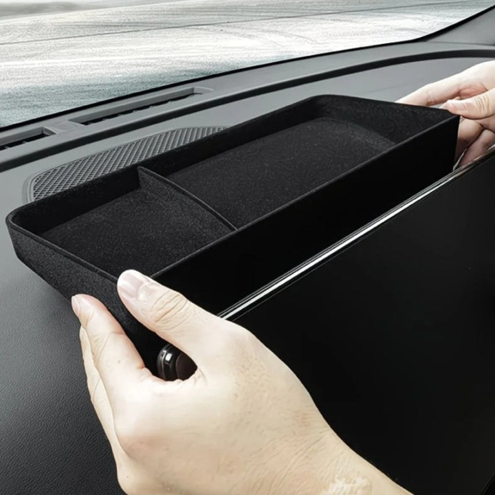Ablage hinter dem Display ABS oder Flock für BYD Seal 6 – Bild 6