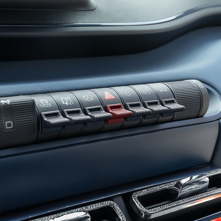 Tastenaufsätze für Mittelkonsole in Farbe für BYD Dolphin