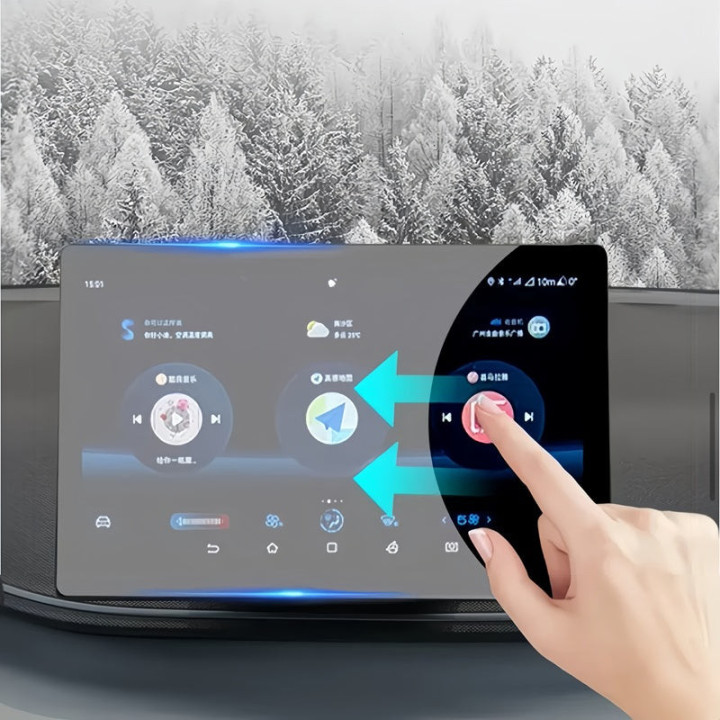 Displayschutzfolie glänzend oder matt für BYD Dolphin Surf – Bild 7