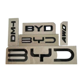 Heckstoßfänger-Emblem schwarz glänzend für BYD