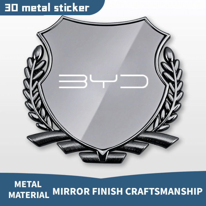 3D-Metallemblem für Heckklappe oder Seite für BYD – Bild 2