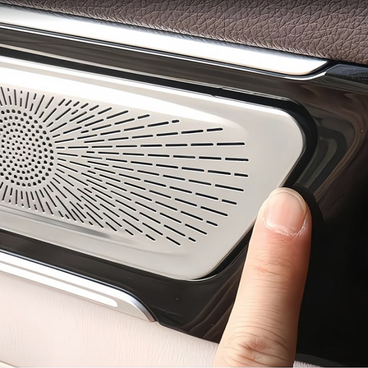 Hochtöner-Abdeckungen silber/schwarz für BYD Seal U – Bild 4