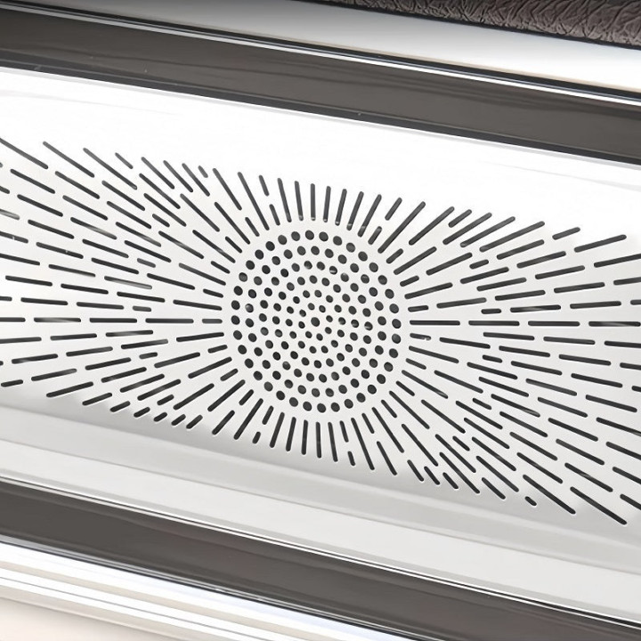 Hochtöner-Abdeckungen silber/schwarz für BYD Seal U – Bild 5