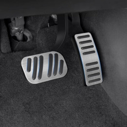 Pedalauflagen aus gebürstetem Aluminium für BYD Atto 2