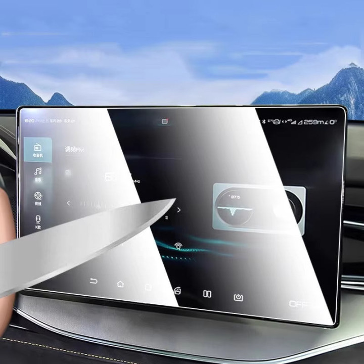 Schutzfolie für Zentraldisplay und Kombiinstrument für BYD Seal U – glänzend oder matt – Bild 5