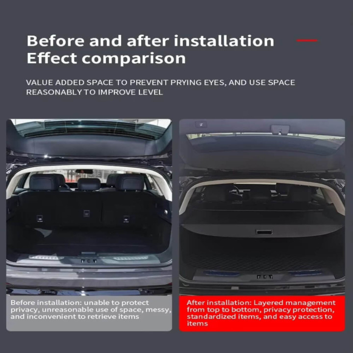 Kofferraumabdeckung für ausgewählte BYD Modelle – Bild 5