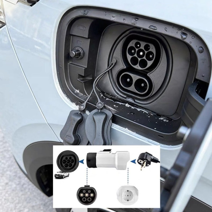 V2L-Adapter Type 2 mit EU-Steckdose für BYD – Bild 2
