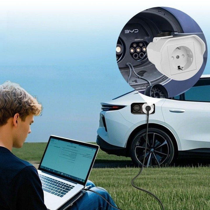 V2L-Adapter Type 2 mit EU-Steckdose für BYD – Bild 3