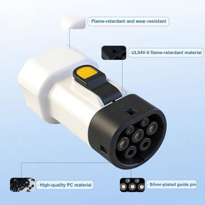 V2L-Adapter Type 2 mit EU-Steckdose für BYD – Bild 6