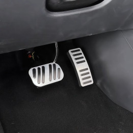 Pedalauflagen aus gebürstetem Aluminium für BYD Atto 3