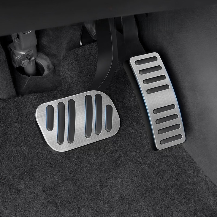 Pedalauflagen aus gebürstetem Aluminium für BYD Atto 3 – Bild 4