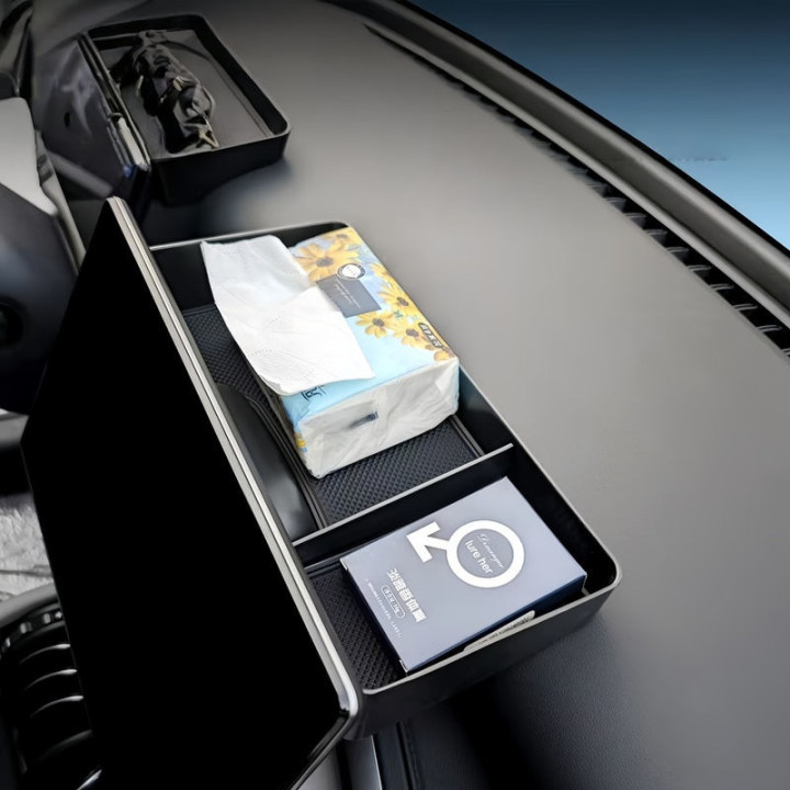 Ablagebox hinter dem Display mit Antirutschmatte für BYD Atto 3 – Bild 3