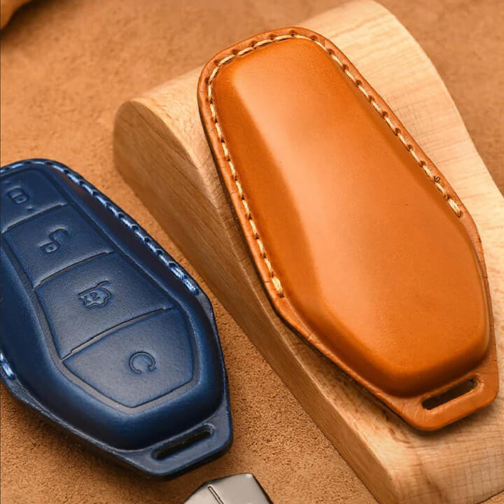 Leder-Schlüsseletui für BYD Atto 3, Seal und weitere – Bild 2