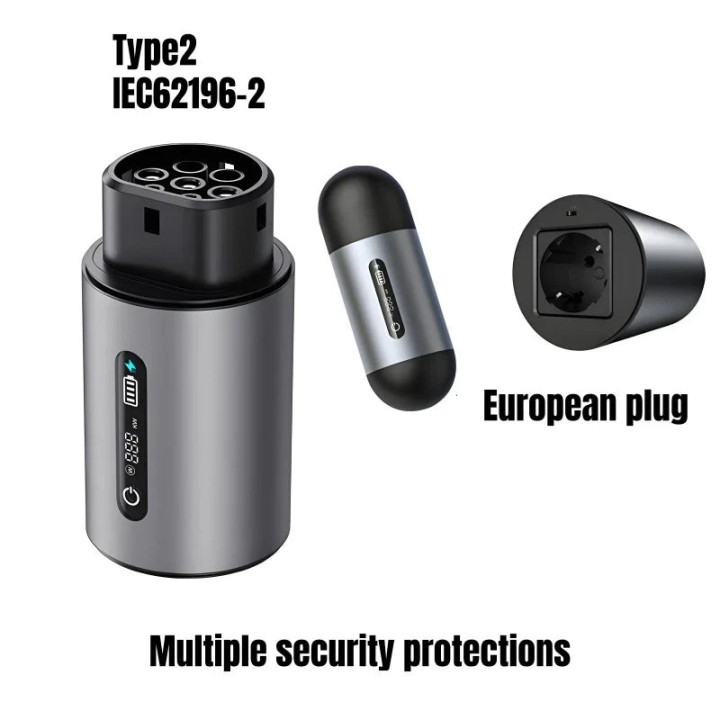 V2L-Adapter Type 2 mit EU-Steckdose für BYD Atto 3, Seal U und weitere – Bild 2