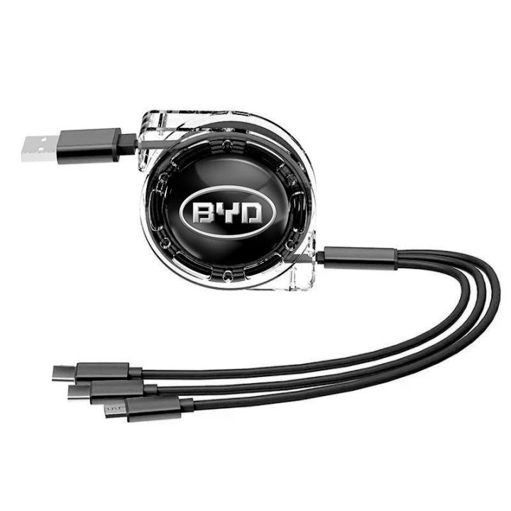 3-in-1-Ladekabel ausziehbar für BYD und Denza D9 – Bild 2