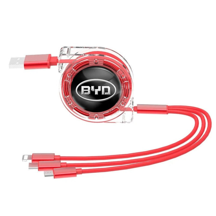 3-in-1-Ladekabel ausziehbar für BYD und Denza D9 – Bild 4