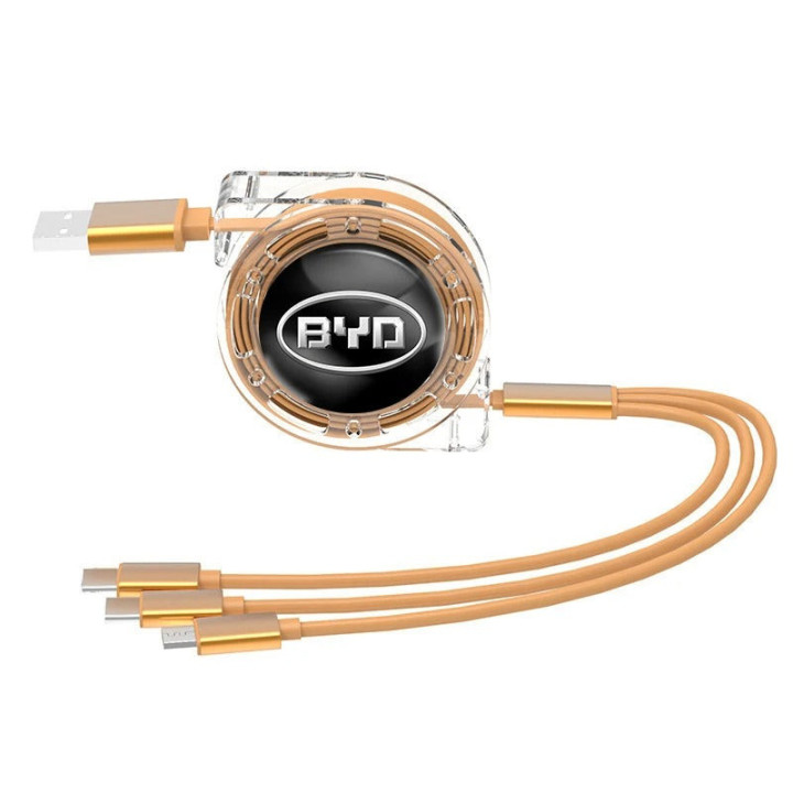 3-in-1-Ladekabel ausziehbar für BYD und Denza D9 – Bild 6