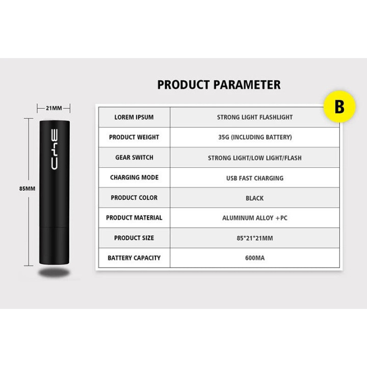 LED-Taschenlampe mit Warnlicht für BYD und Denza D9 – Bild 5