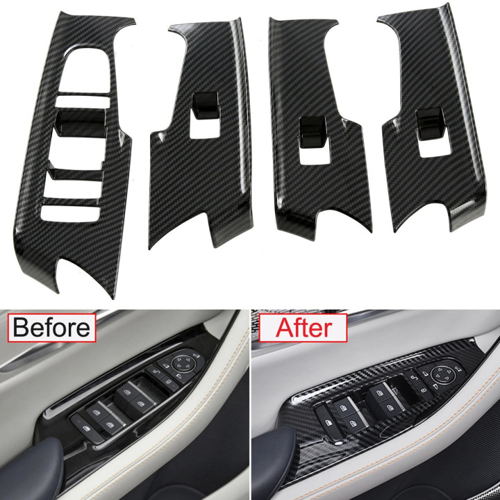 Fensterheberschalter-Abdeckungen Carbon Schwarz für BYD Seal U – Bild 7
