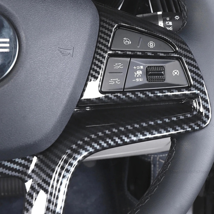 Lenkrad-Dekorblende in Carbonoptik für BYD Seal U – Bild 4