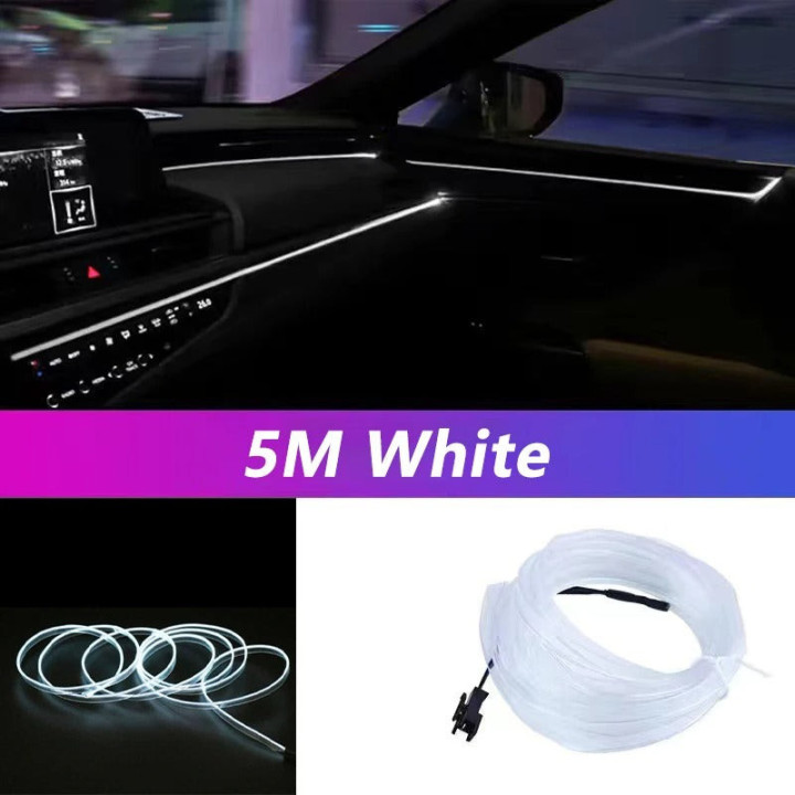 EL-Lichtleiste 5 m USB für BYD Atto 2/3, Dolphin, Seal – Bild 9