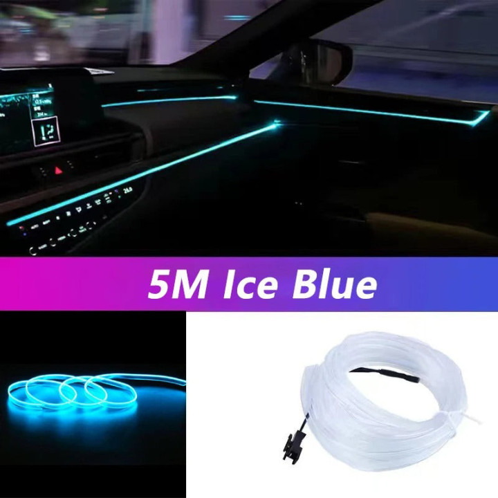 EL-Lichtleiste 5 m USB für BYD Atto 2/3, Dolphin, Seal – Bild 11