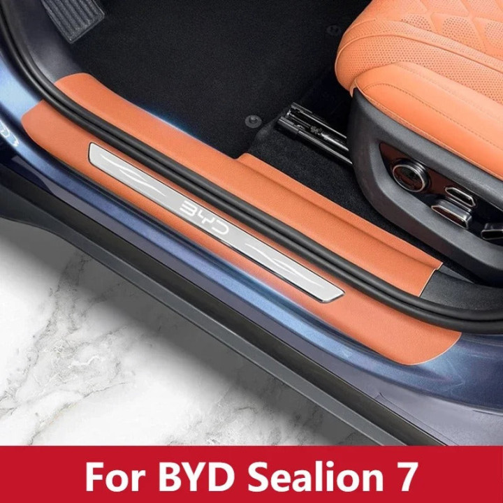 Leder-Einstiegsleistenschutz für BYD Sealion 7 – Bild 4