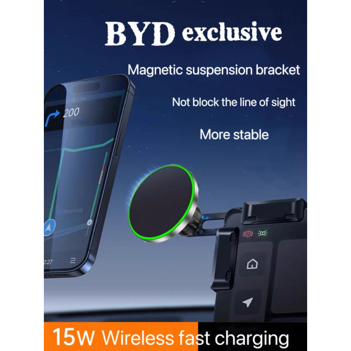 Magnetische Handyhalterung für BYD Atto, Dolphin, Seal, Tang – Bild 5