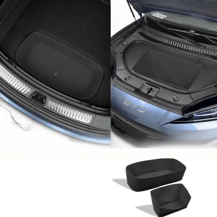 Leder-Kofferraummatte oder Frunkmatte für BYD Sealion 7 – Bild 8