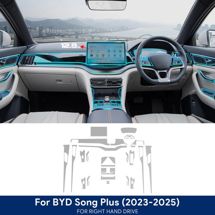 TPU-Schutzfolie für Zentraldisplay für BYD Seal U 2021–2024 (12,8″ oder 15,6″) – Bild 12