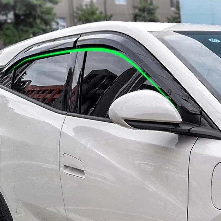 Seitenscheiben-Windabweiser geklebt für BYD Dolphin Surf – Bild 8